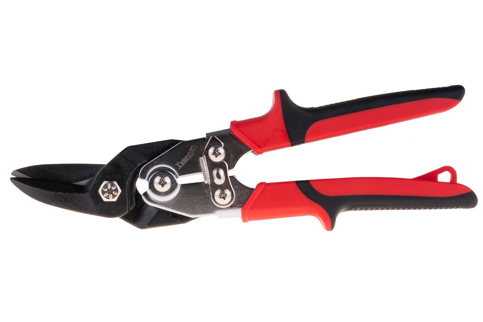 Nůžky na plech levé 250 mm CrV – detail čepelí