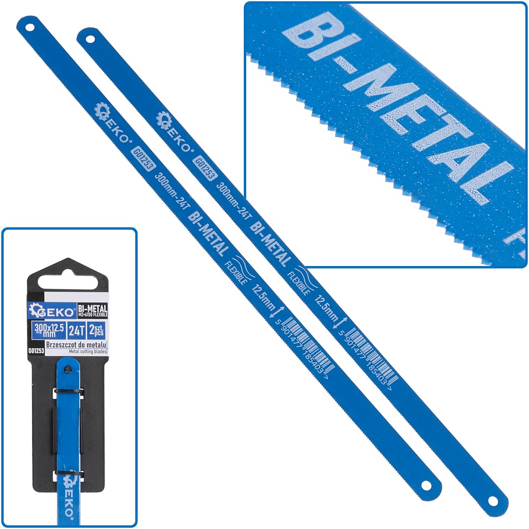 Pilový list na kov BI-METAL 300x12,5 mm 24T – celkový pohled na produkt