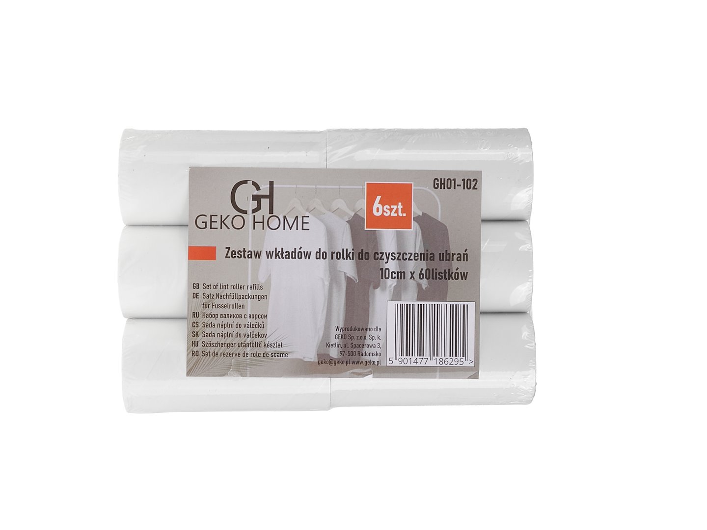 Náhradní vložky Geko GH01-002 – použití na oděv