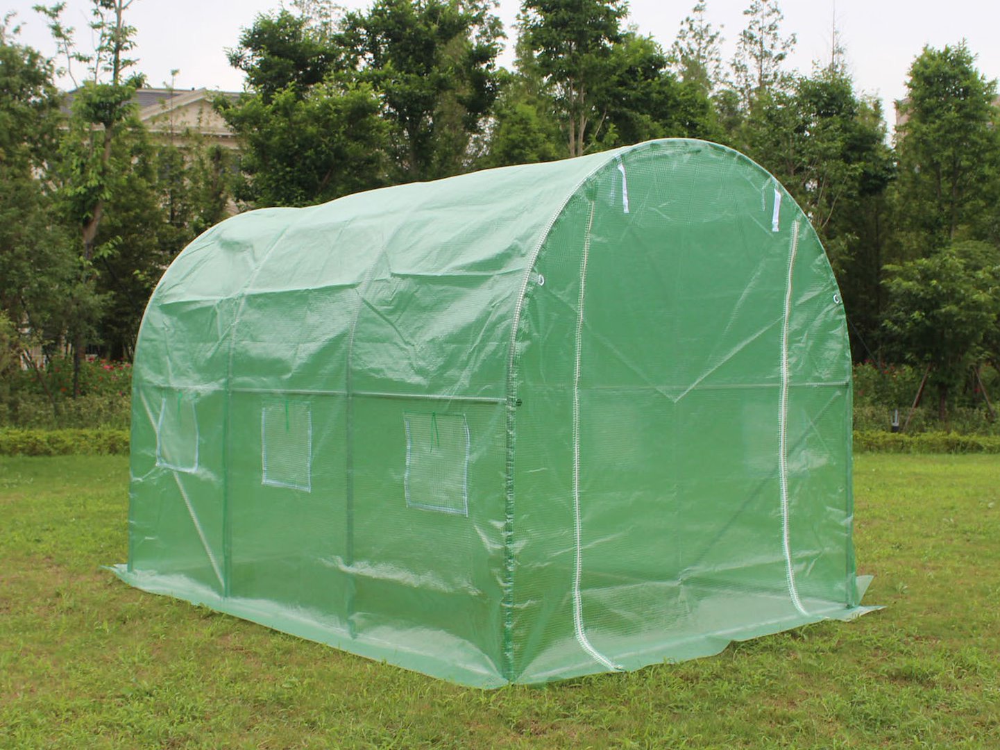Foliový skleník tunel 3x2x2m UV – detail ocelové konstrukce