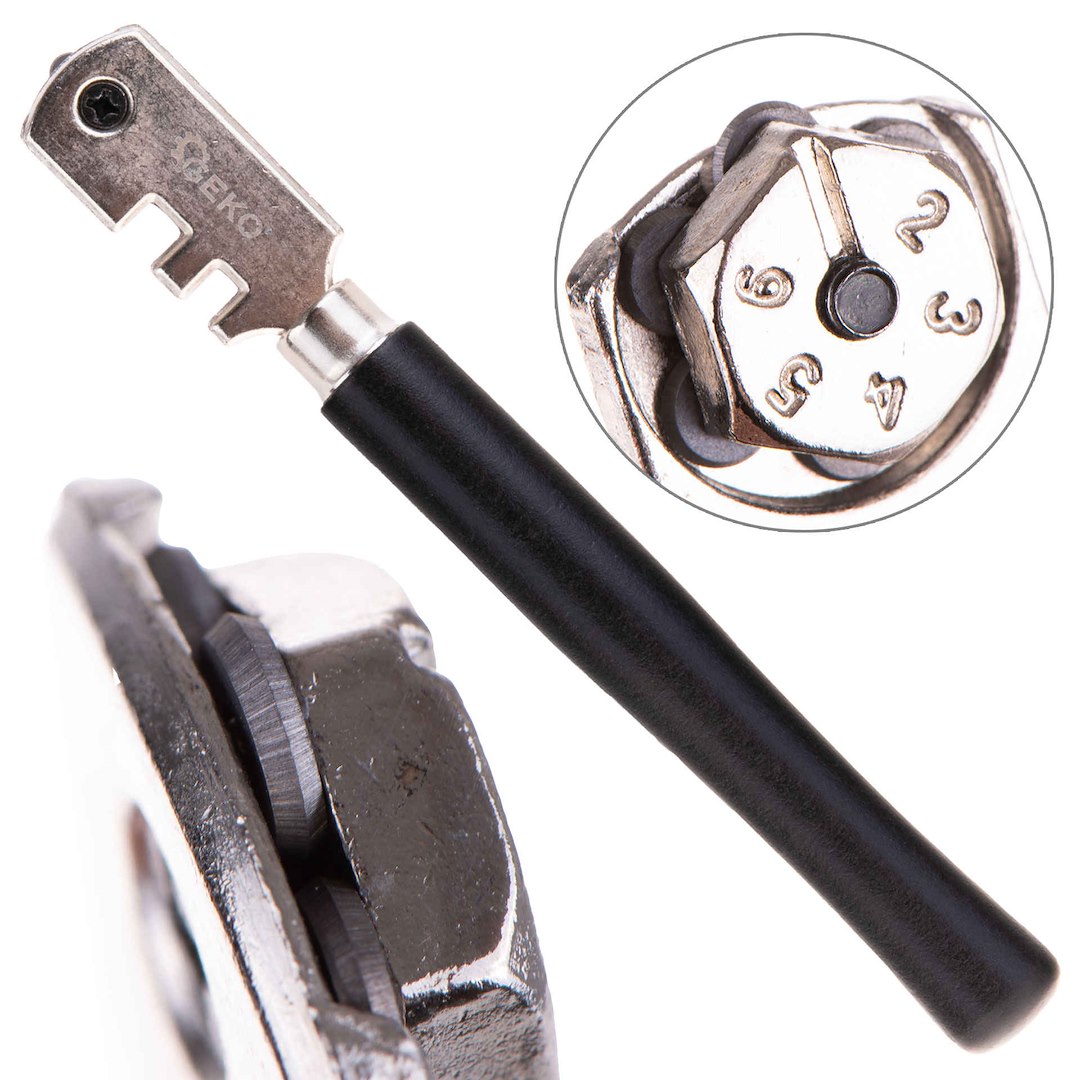 Nůž na řezání skla Geko G02697 – celkový pohled