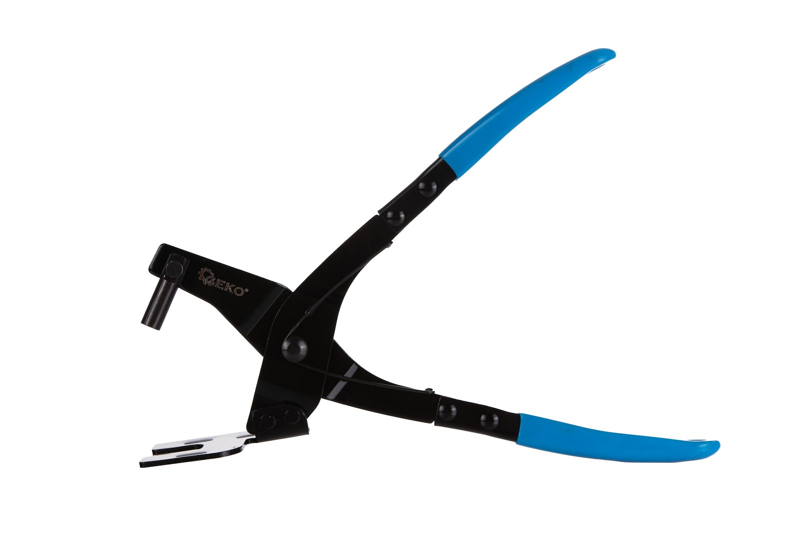 Kleště na lisování výfukových závěsů 285 mm – ergonomické rukojeti
