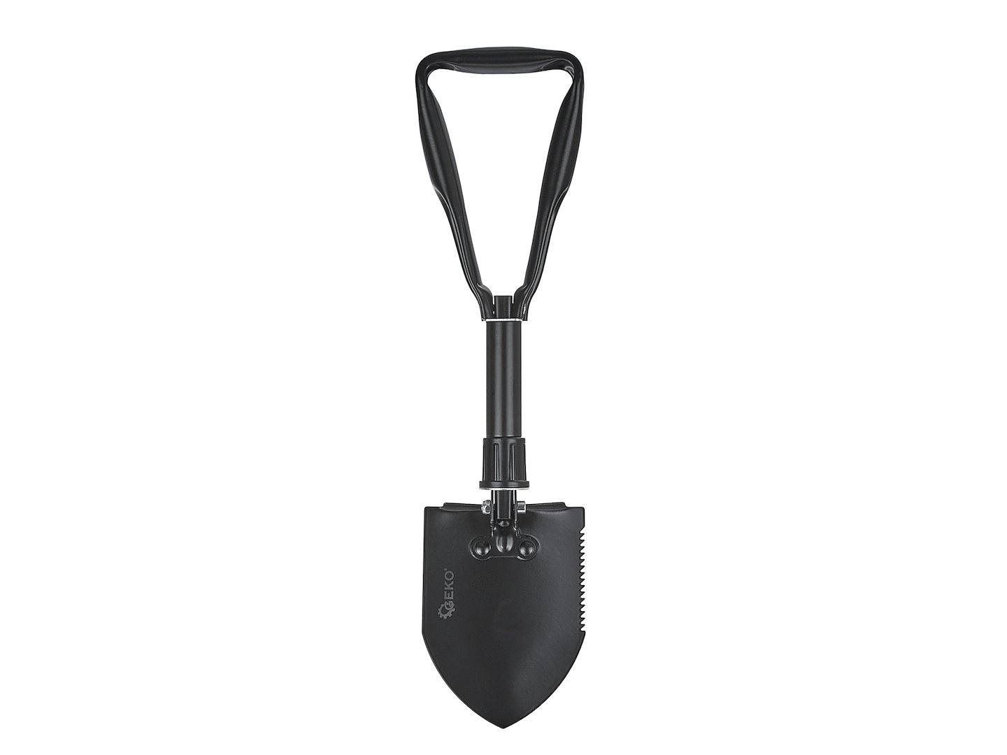 Skládací taktická lopatka 2v1 BLACK SURVIVAL SERIES – skládací mechanismus