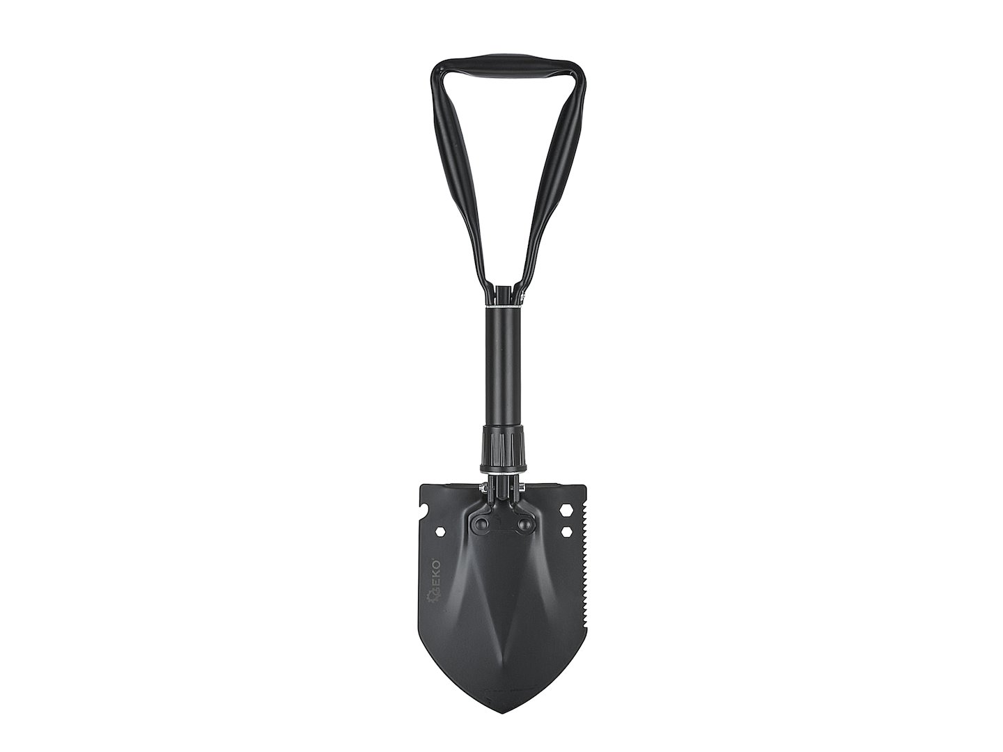Skládací taktická lopatka 5v1 BLACK SURVIVAL SERIES – čepel z oceli 3CR13