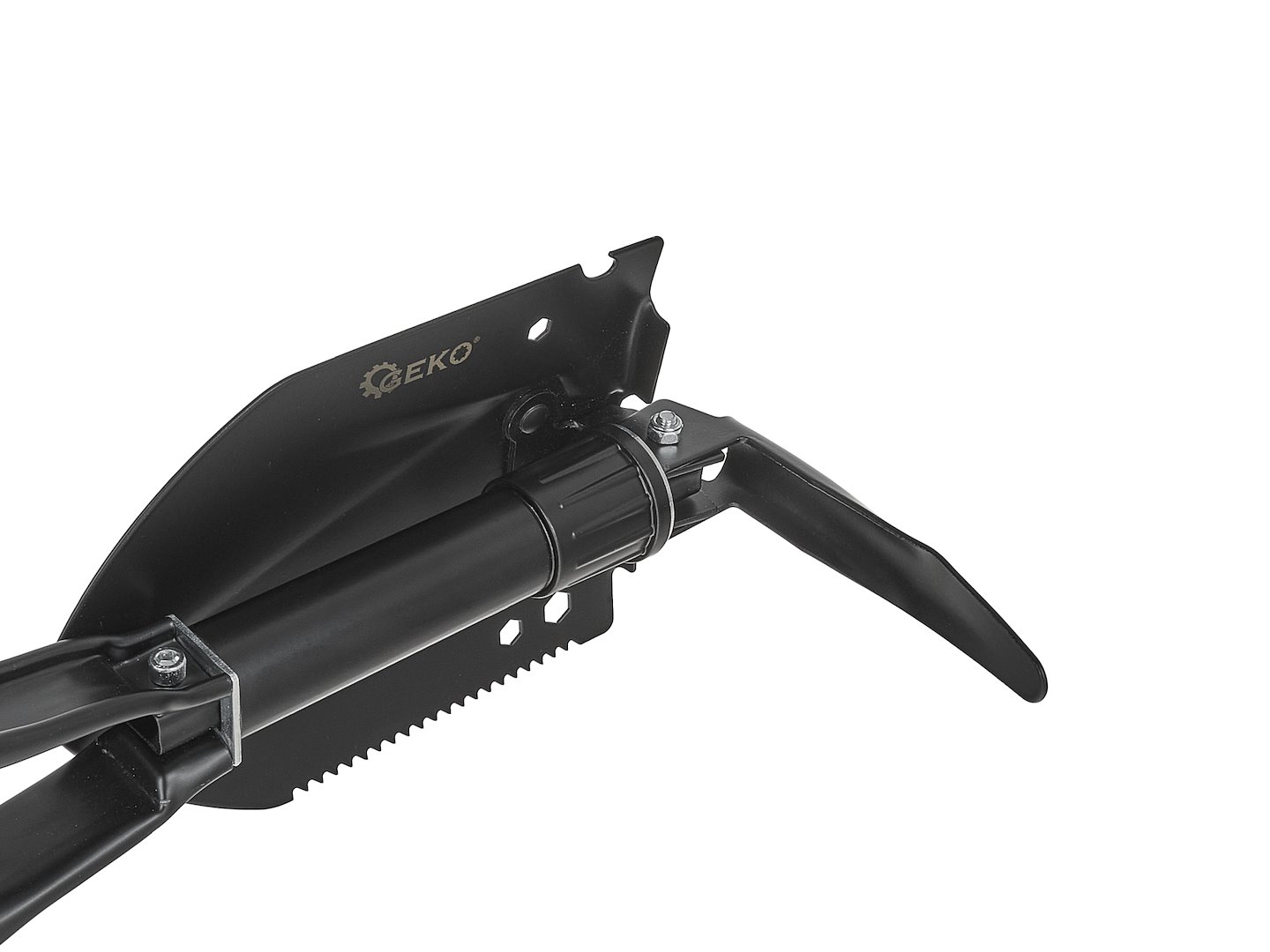 Skládací taktická lopatka 5v1 BLACK SURVIVAL SERIES – Geko G01902 7