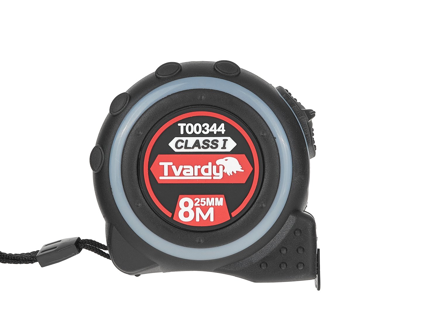 Dvoustranný nylonový svinovací metr 8 m/25 mm TŘÍDA I (6/60) – Geko 4