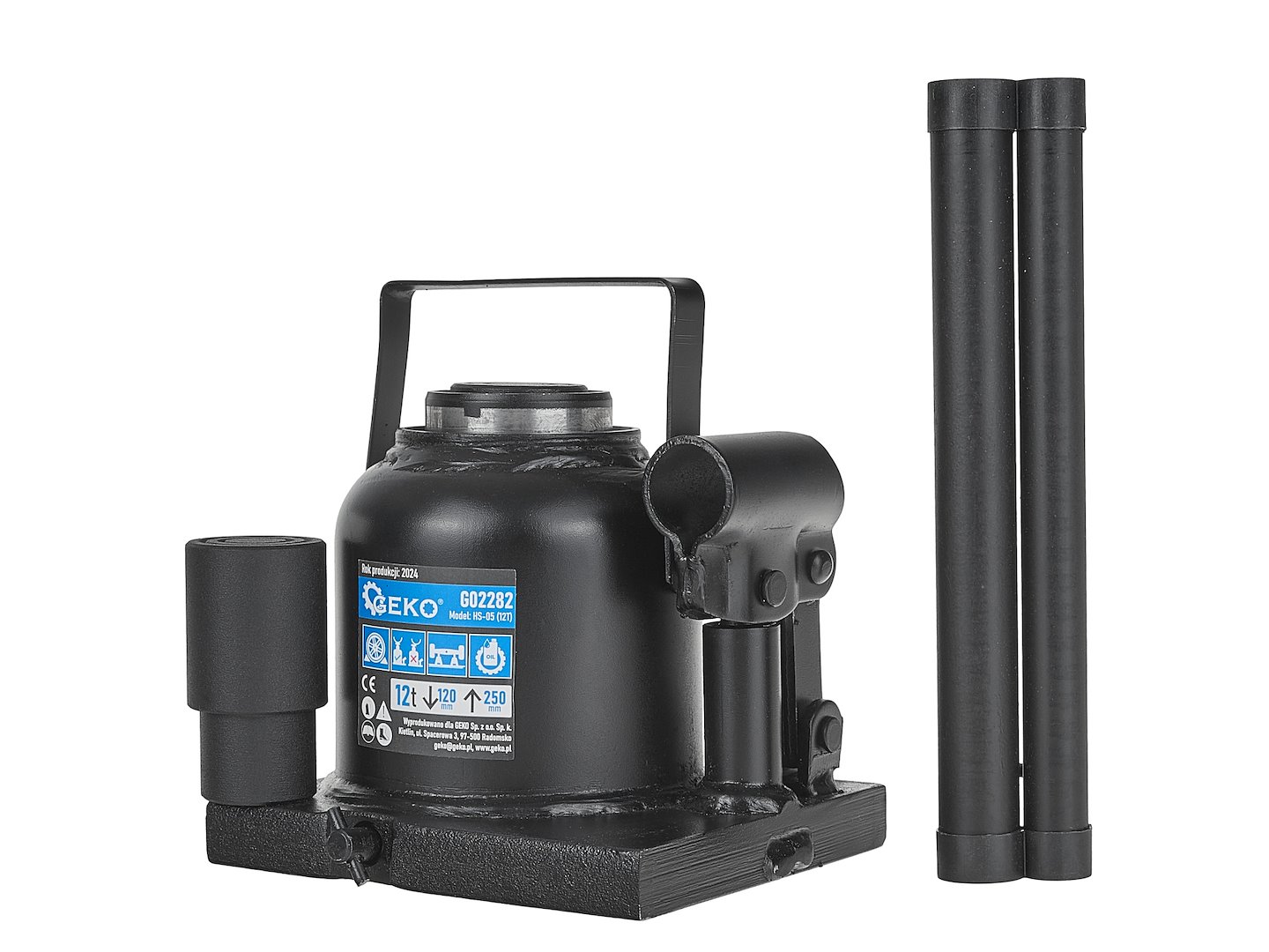 Dvoustupňový hydraulický sloupový zvedák 12T – hydraulický mechanismus