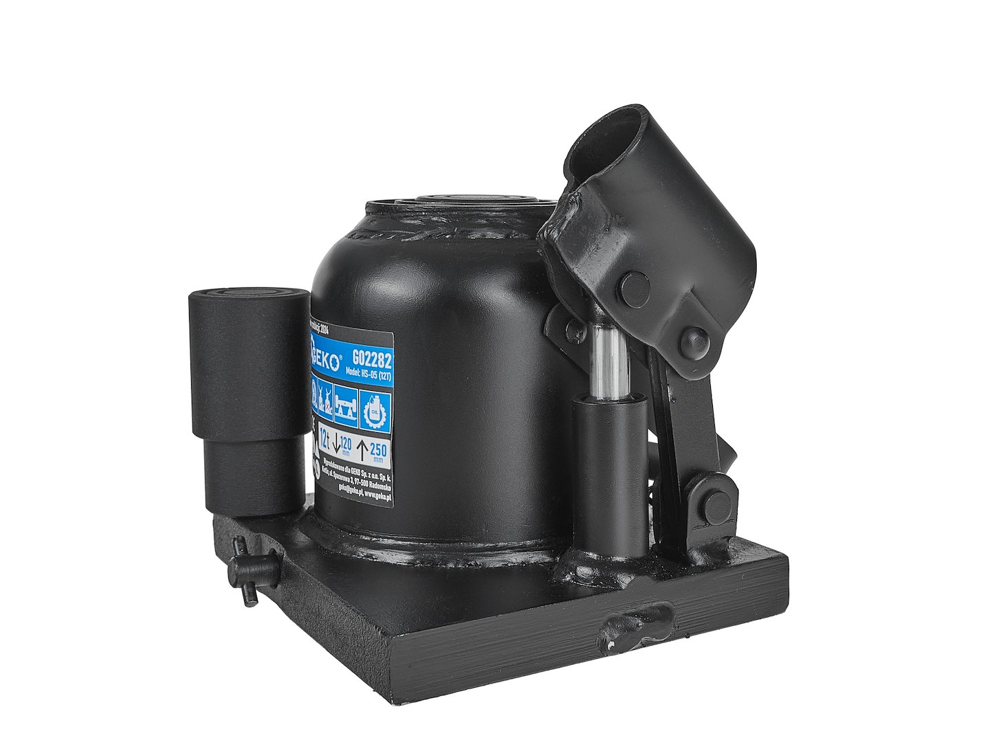 Dvoustupňový hydraulický sloupový zvedák 12T – detail bezpečnostního ventilu