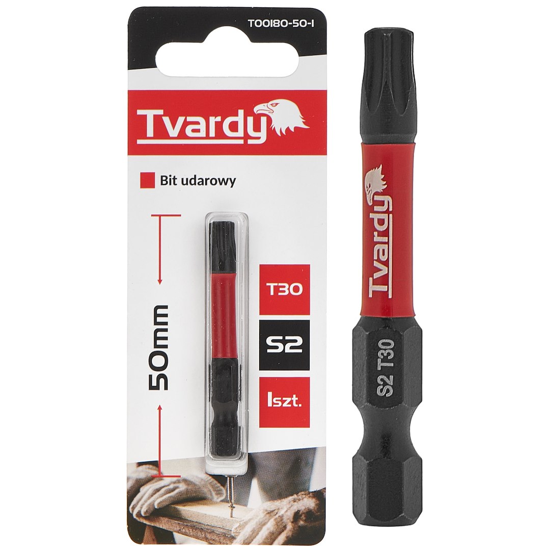 Rázový bit T30 50 mm S2 – celkový pohled na bit