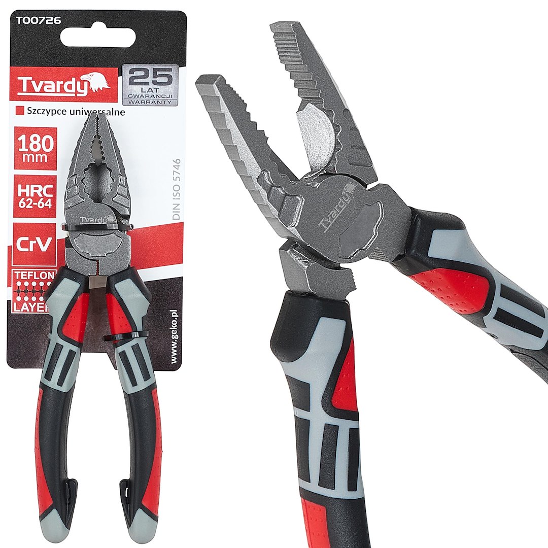 Univerzální kleště 180 mm CrV – celkový pohled na kleště