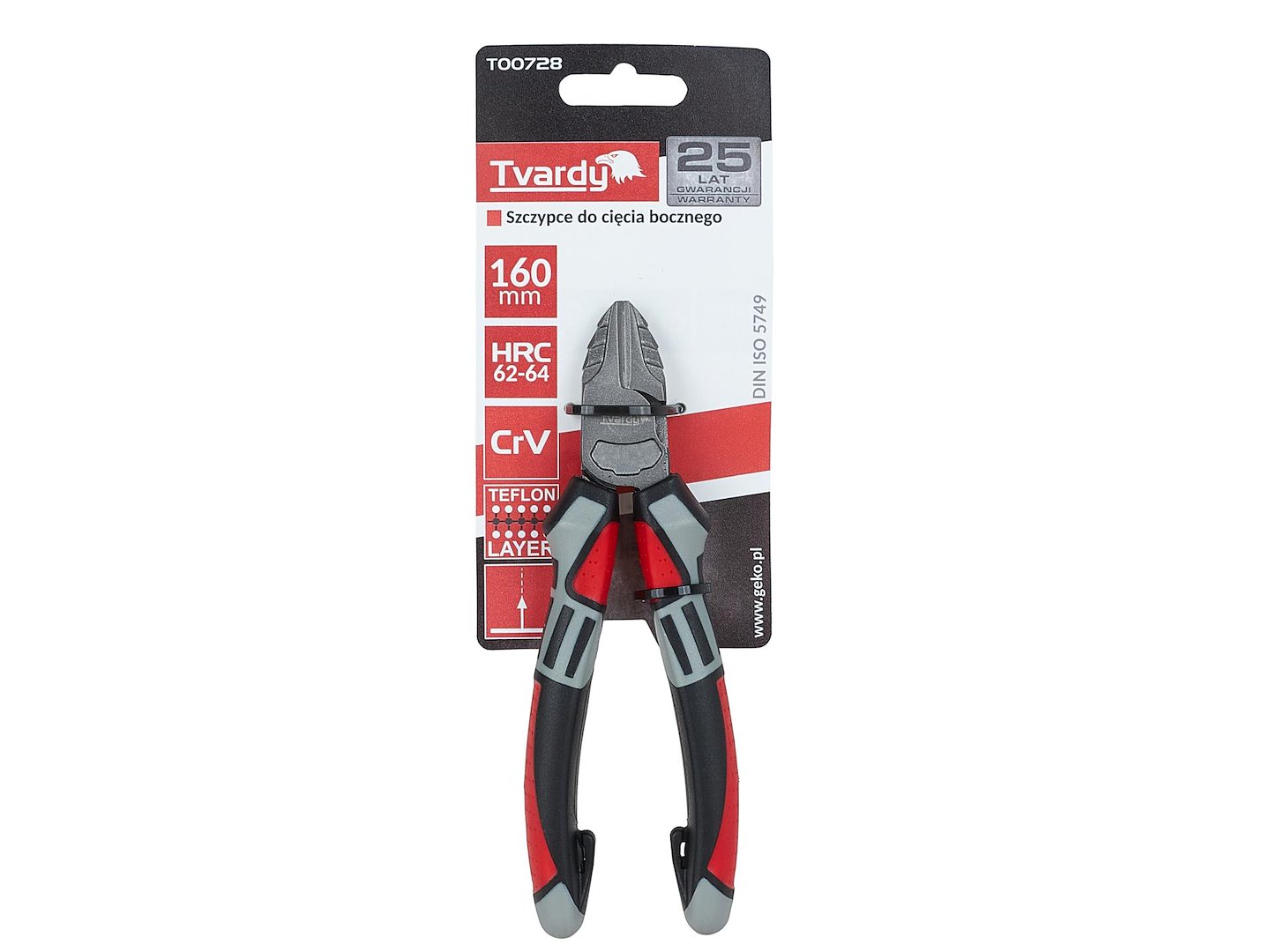Kleště na boční stříhání 160 mm CrV (6/60) – Geko 4