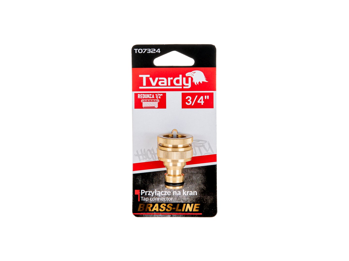 Připojení na kohoutek 3/4" s redukcí 1/2" BRASS-LINE (10/80) 4