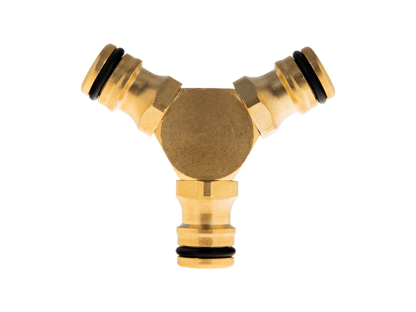 Trojník BRASS-LINE 10/80 – detail spojovacích konektorů
