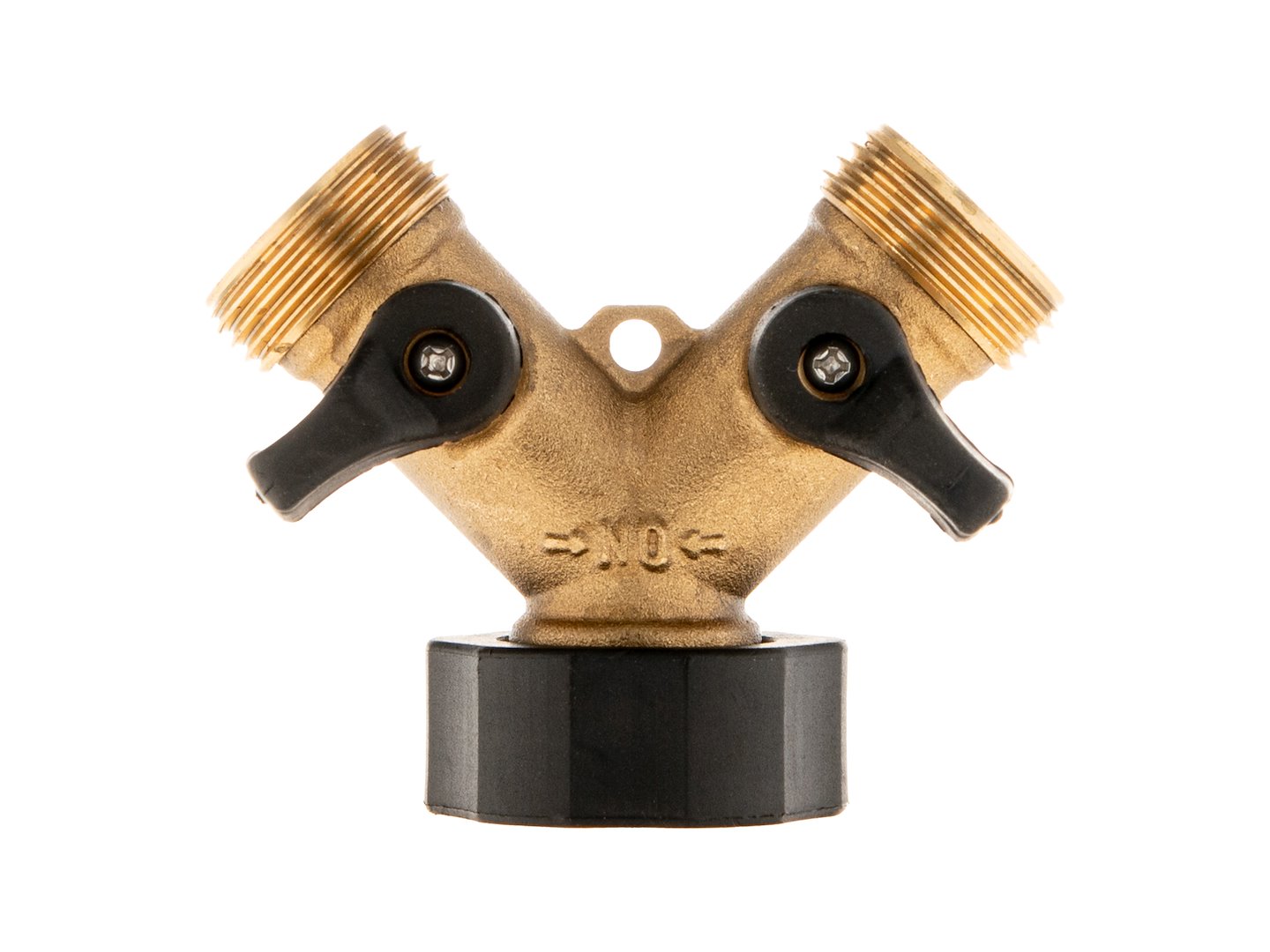 2cestný rozdělovač Geko – detail kulových ventilů