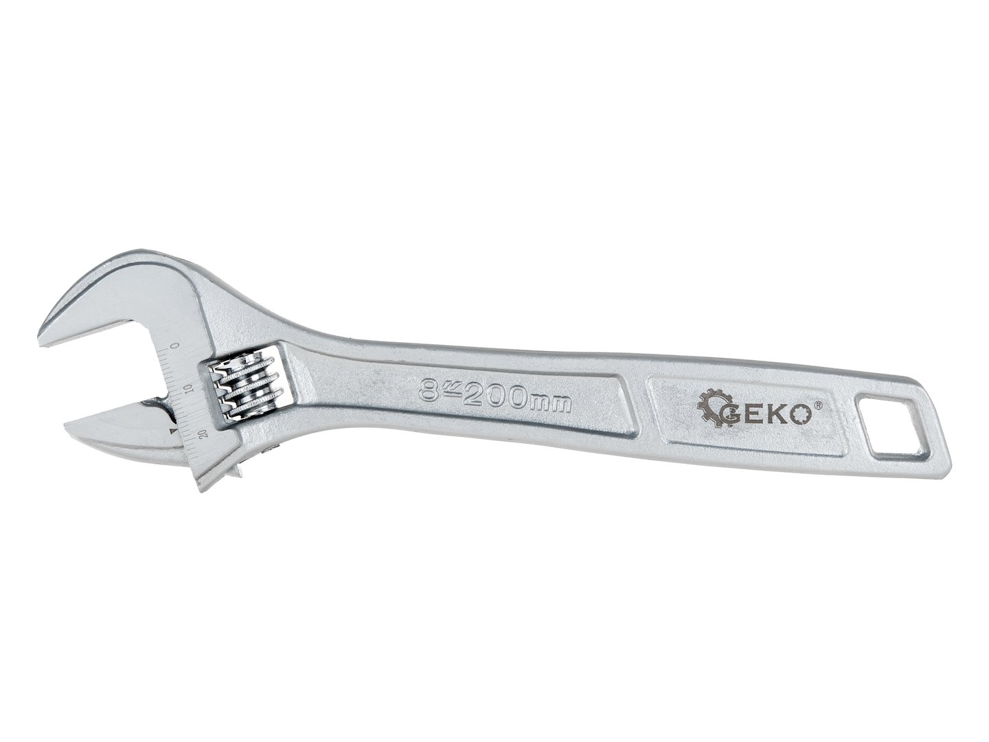 Nastavitelný klíč švédský 8 26 mm PROFI Geko – detail nastavovacího šroubu