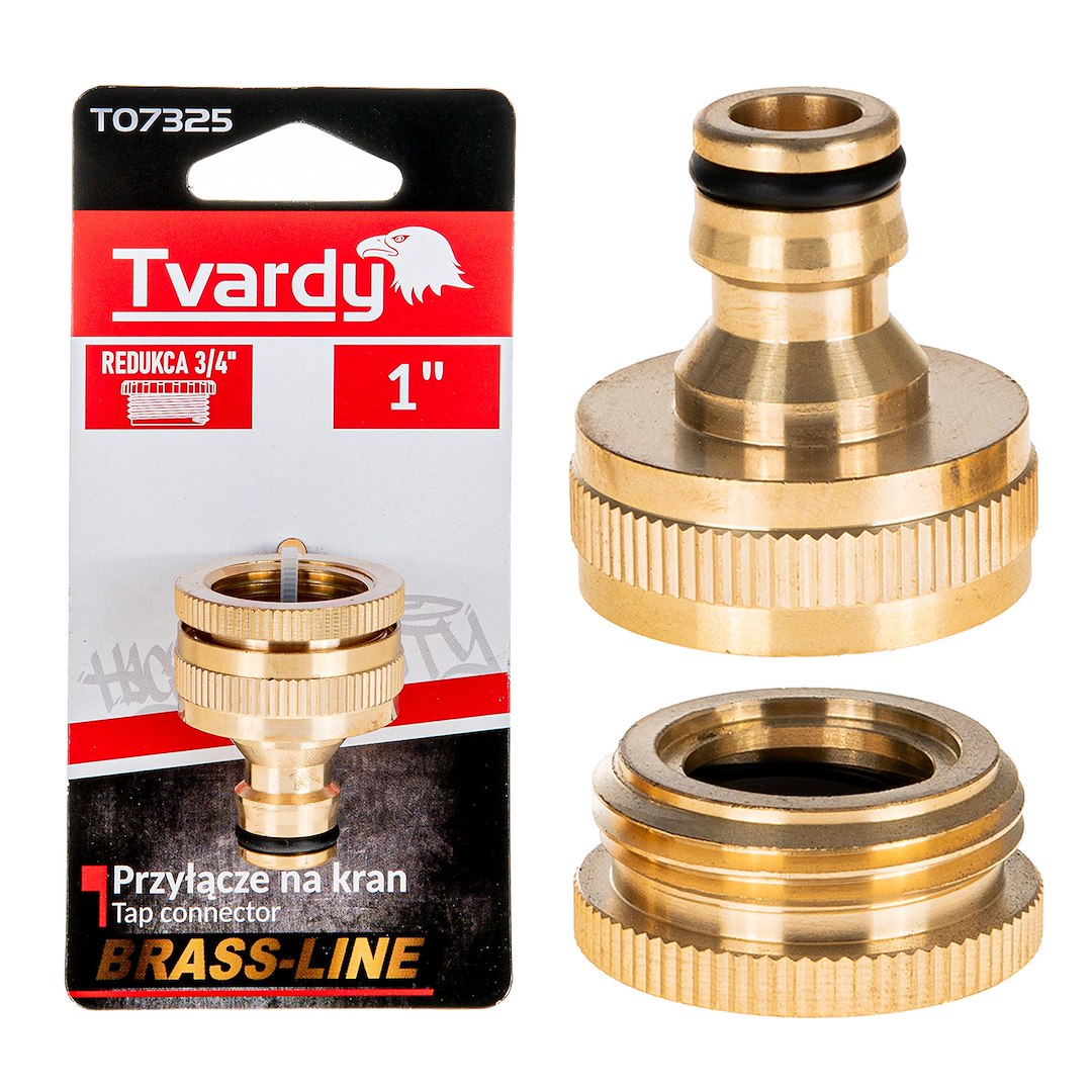 Připojení na kohoutek 1" s redukcí 3/4" BRASS-LINE (10/80) 1