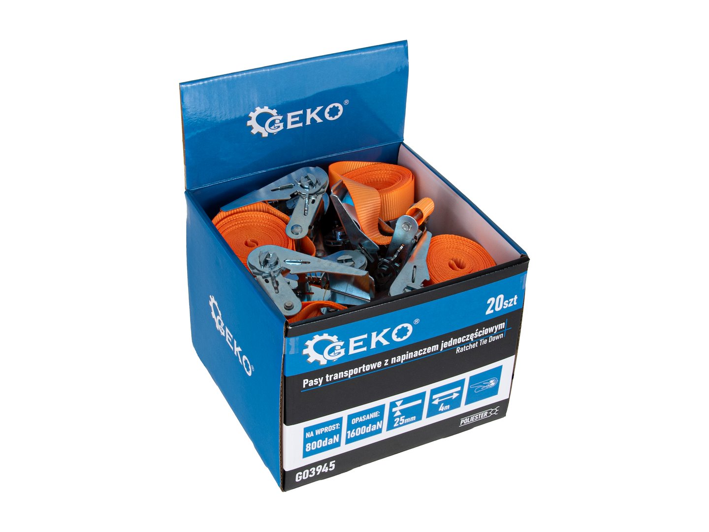 Transportní pás Geko – celé balení produktu