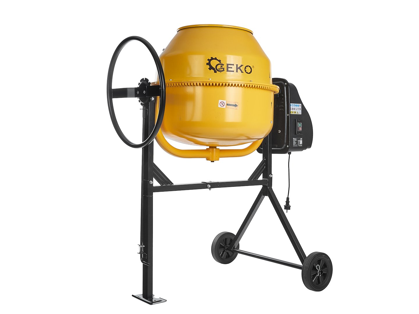 Míchačka na beton GEKO 120 l 550 W – buben míchačky