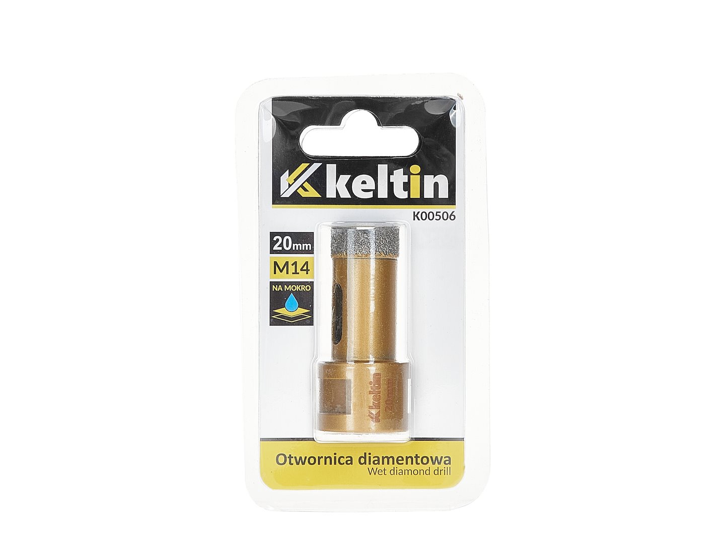 Diamantová děrovka na dlaždice 20 mm M14 – diamantové zrno detail