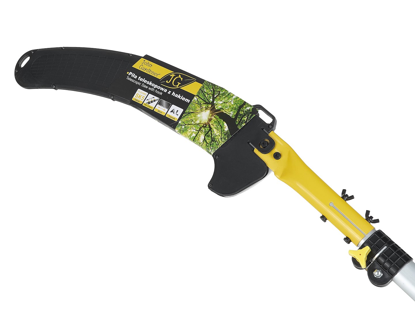 Pila s hákem 36 cm na teleskopické násadě 3,3 m SK5 – Geko 7
