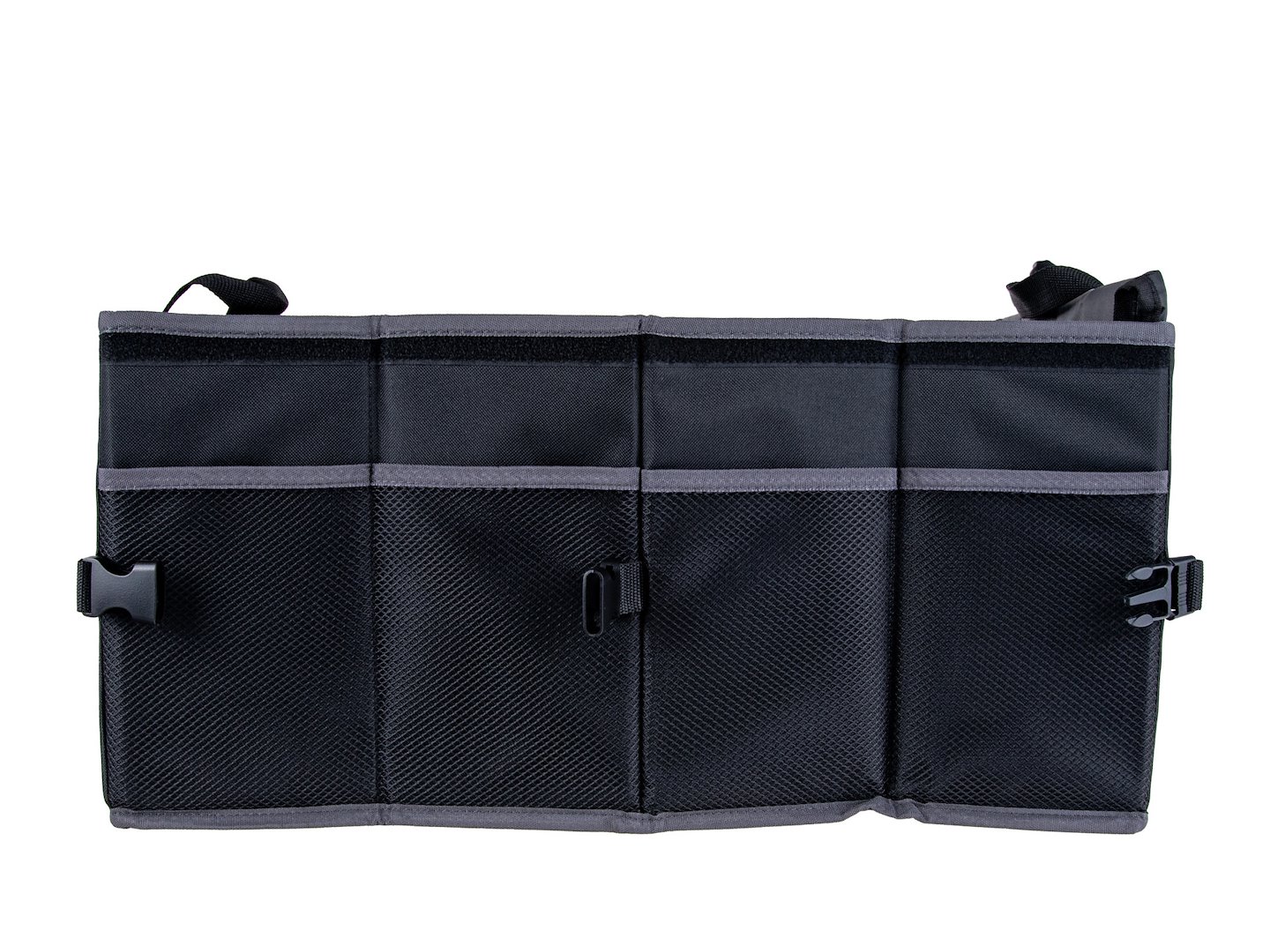 Organizer – zpevněná taška do kufru auta s přihrádkami a víkem (Geko G02399) 8