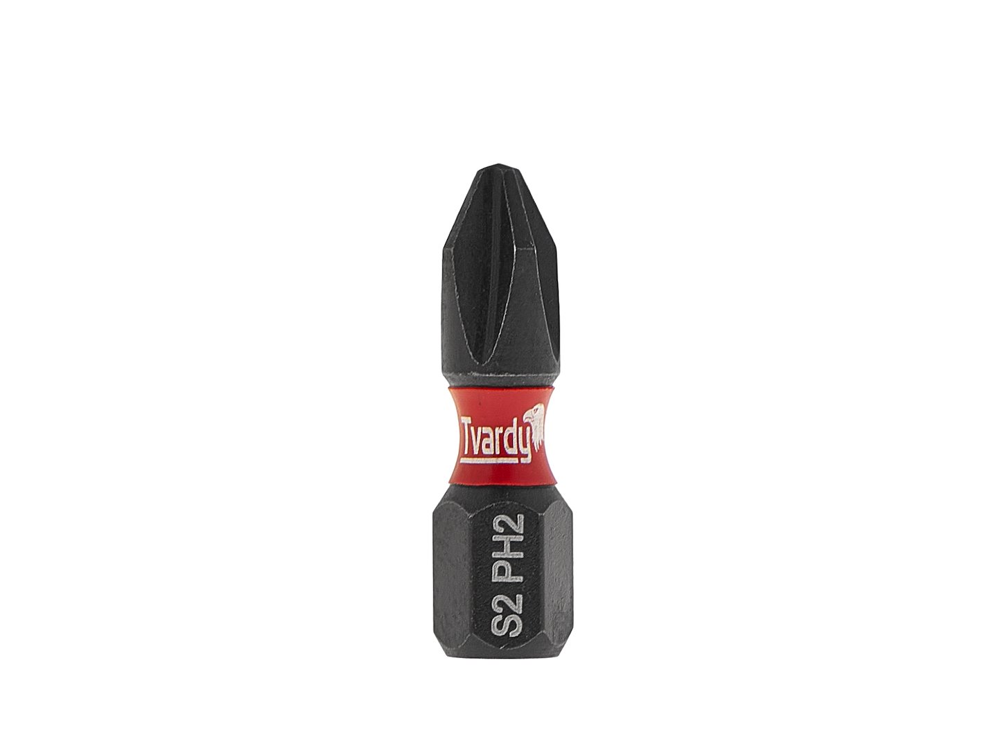 Rázový bit PH2 25 mm S2 Geko – detail špičky PH2