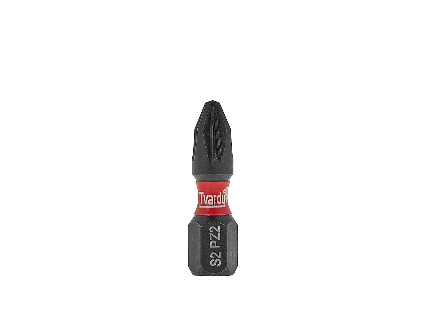 Rázový bit PZ2 25 mm S2 Geko – detail hrotu PZ2