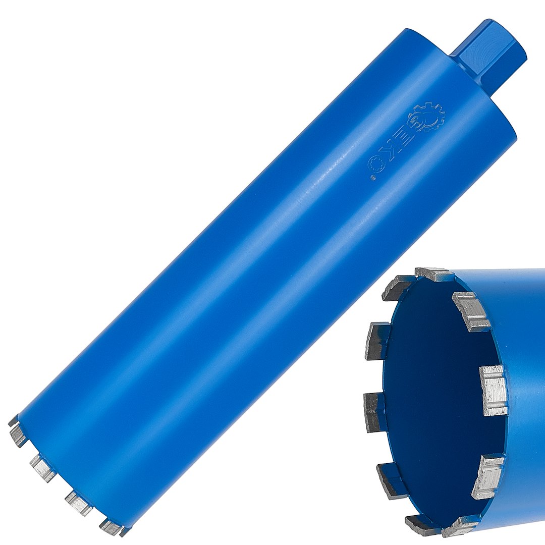 Diamantový vrták Geko 122x10x450mm – celkový pohled