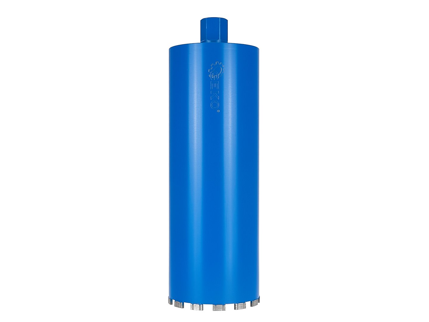 Diamantový vrták Geko 152x10x450mm 13T – detail segmentů