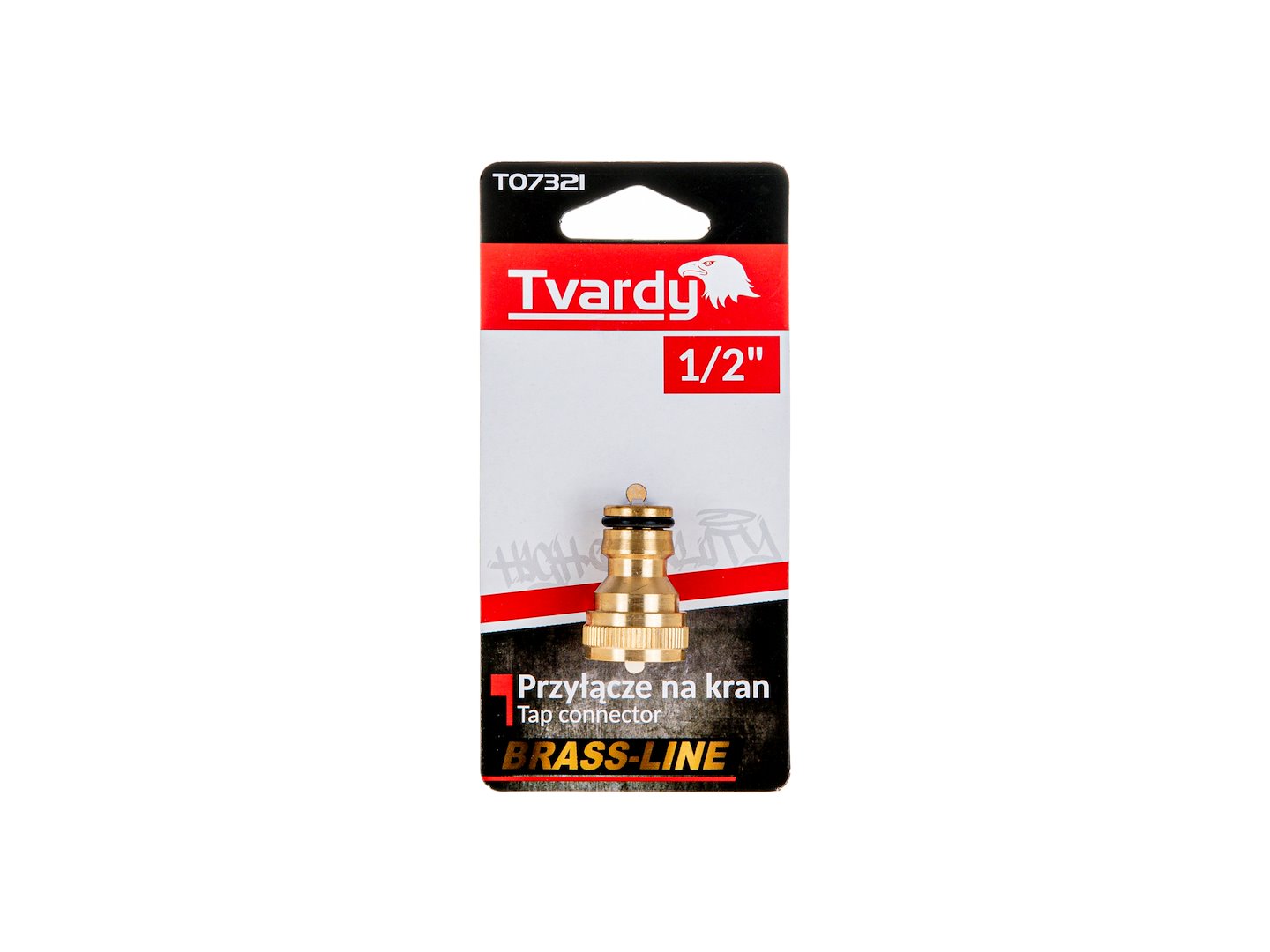 Připojení na kohoutek 1/2 BRASS-LINE – pohled na připojovací část 10/80 mm
