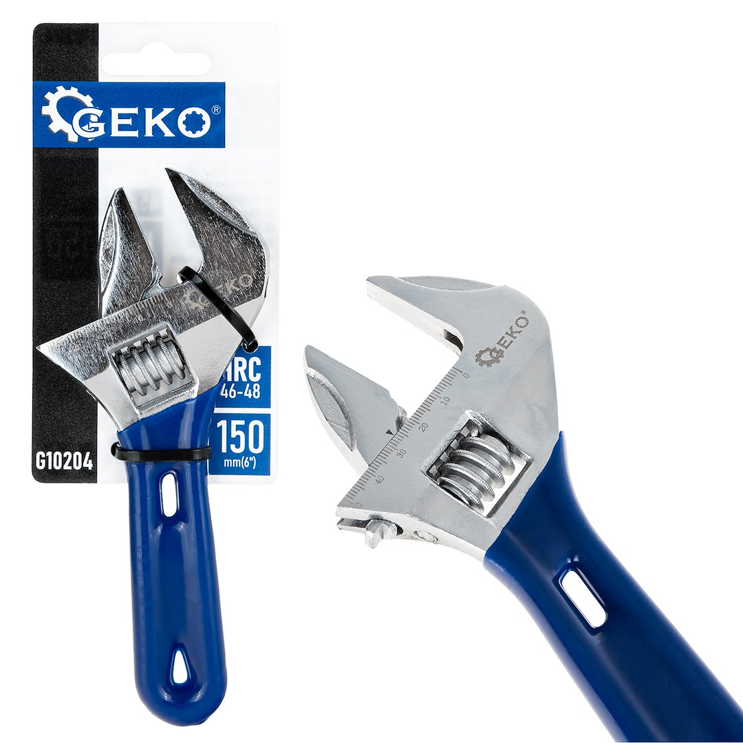 Nastavitelný klíč švédský krátký 150 mm – celkový pohled