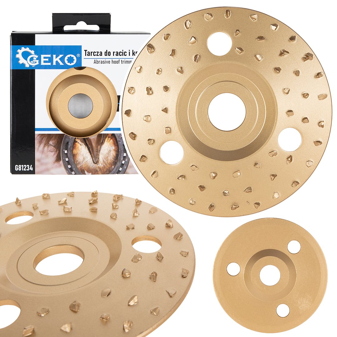Kotouč na korekci kopyt a paznehtů 125 mm – celkový pohled
