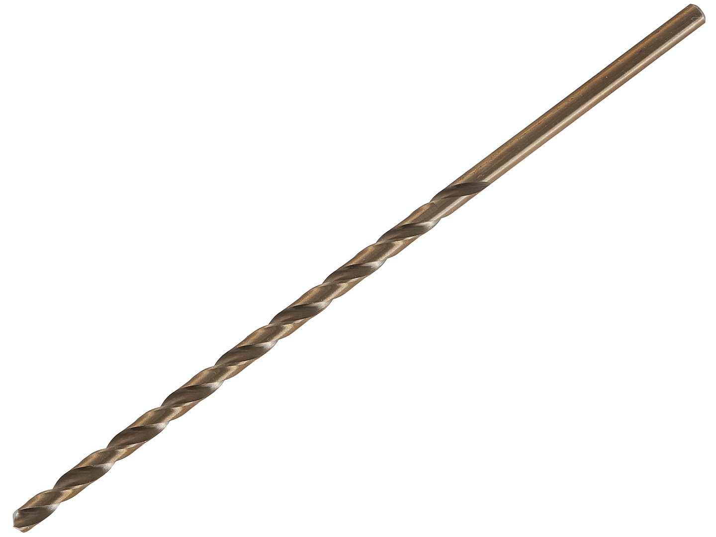 Zlatý vrták do kovu HSS DIN1869 6,0x205 mm – detail špičky