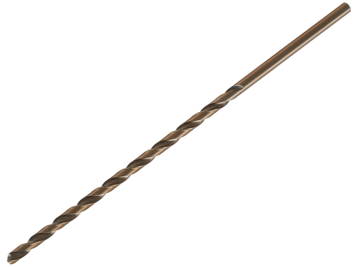 Zlatý vrták do kovu HSS DIN1869 8,5x305 mm – detail břitu