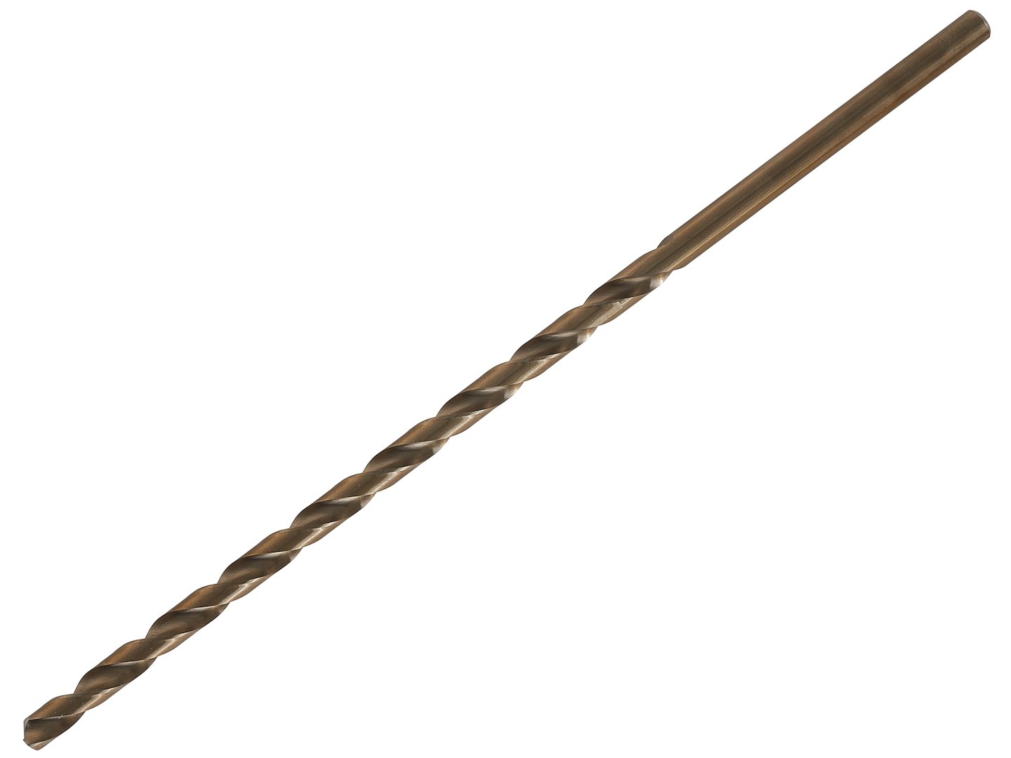 Zlatý vrták do kovu HSS DIN1869 10,0 x 340 mm – detail břitu