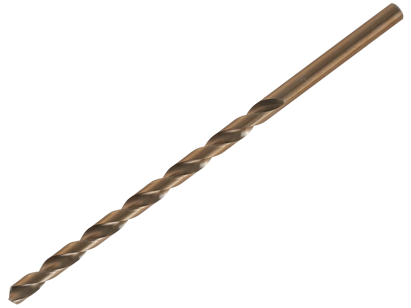 Zlatý vrták do kovu HSS DIN1869 12,0x295 mm Geko – detail špičky