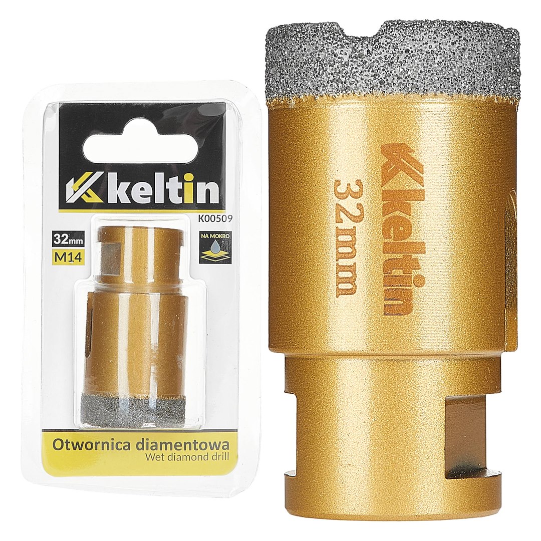 Diamantová fréza na dlaždice 32 mm M14 – celkový pohled