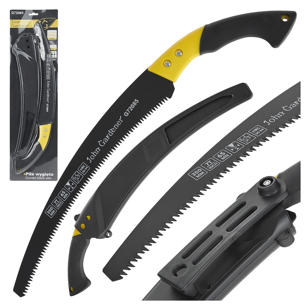 Ohnutá pila Geko 35 cm s PTFE povlakem – celkový pohled