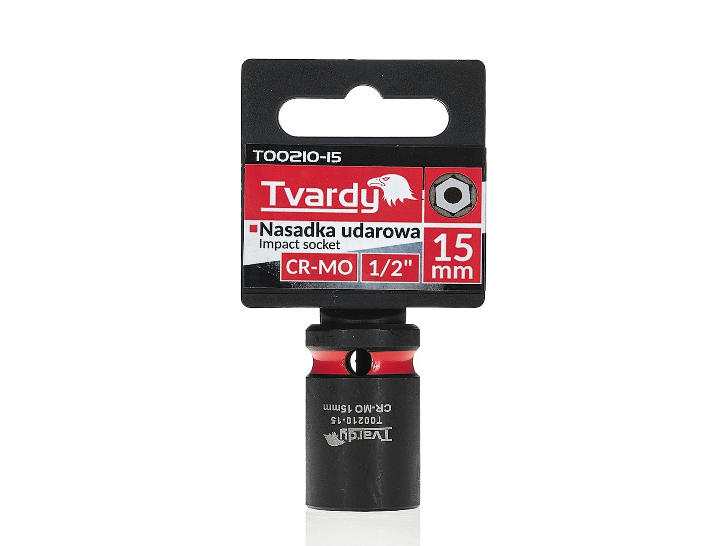 Nástrčkový klíč 1/2" 6-hranný 15 mm CR-MO (10/200) – Geko 4