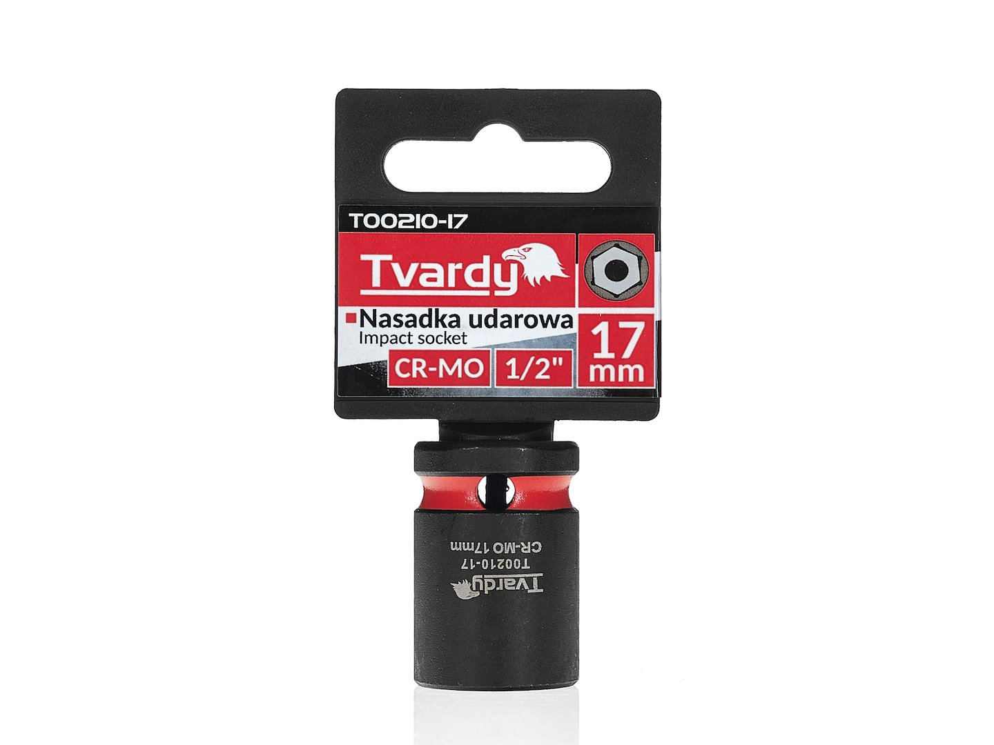 Nástrčkový klíč 1/2" 6-hranný 17 mm CR-MO (10/200) – Geko 4
