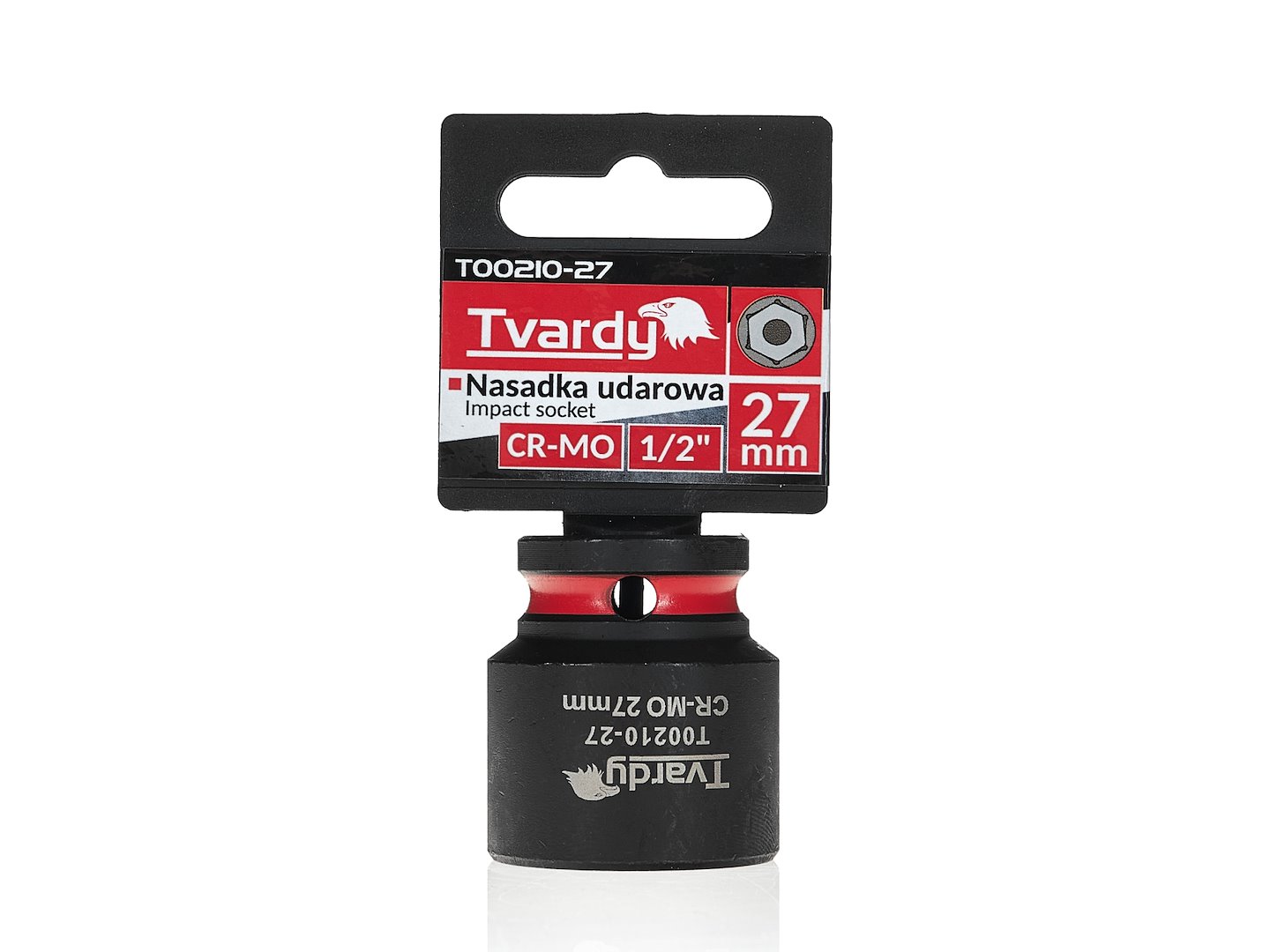 Nástrčkový klíč 1/2" 6-hranný 27 mm CR-MO (10/60) – Geko 4