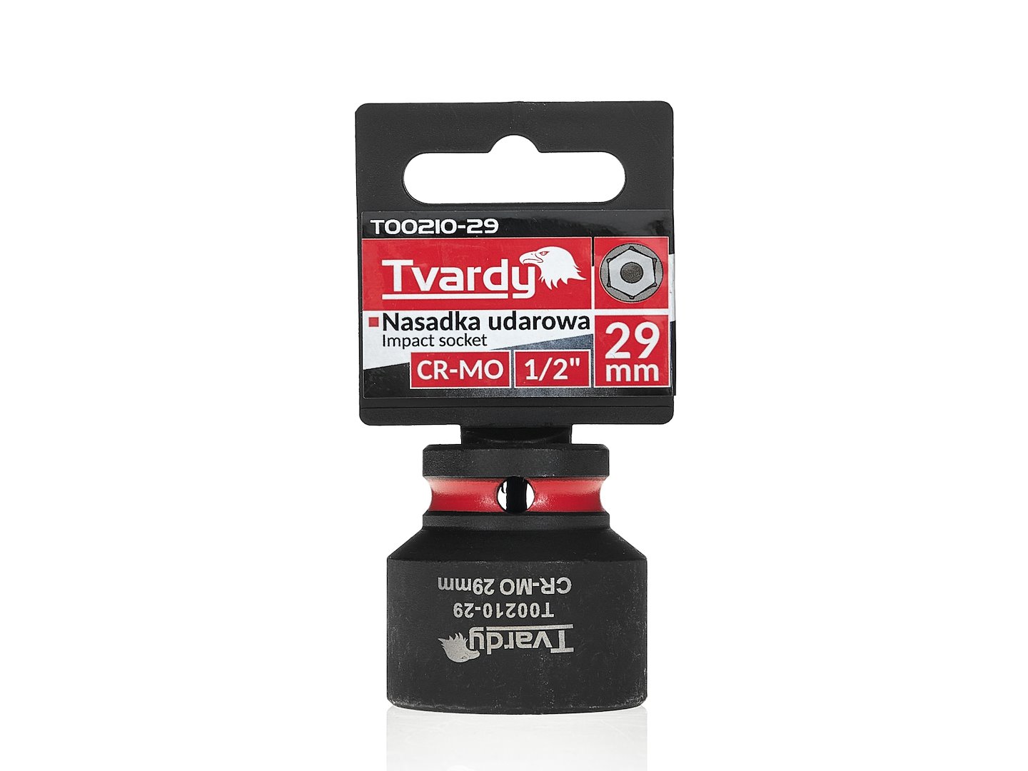 Nástrčkový klíč 1/2" 6-hranný 29 mm CR-MO (10/80) – Geko 4