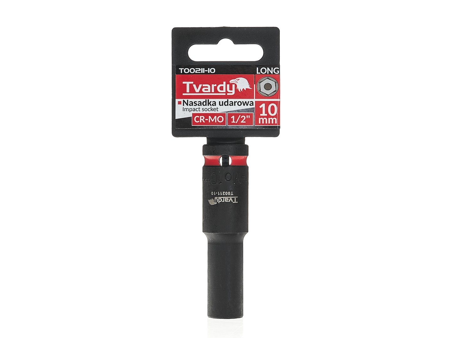Dlouhá nástrčná hlavice 1/2" 6-hranná 10 mm CR-MO 4