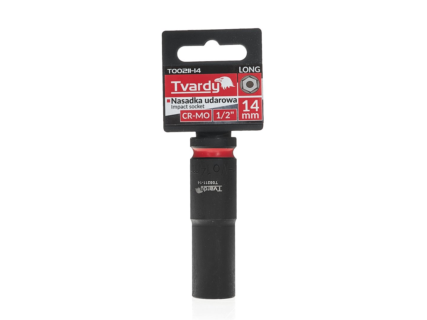 Dlouhá nástrčná hlavice 1/2" 6-hranná 14 mm CR-MO Geko 4