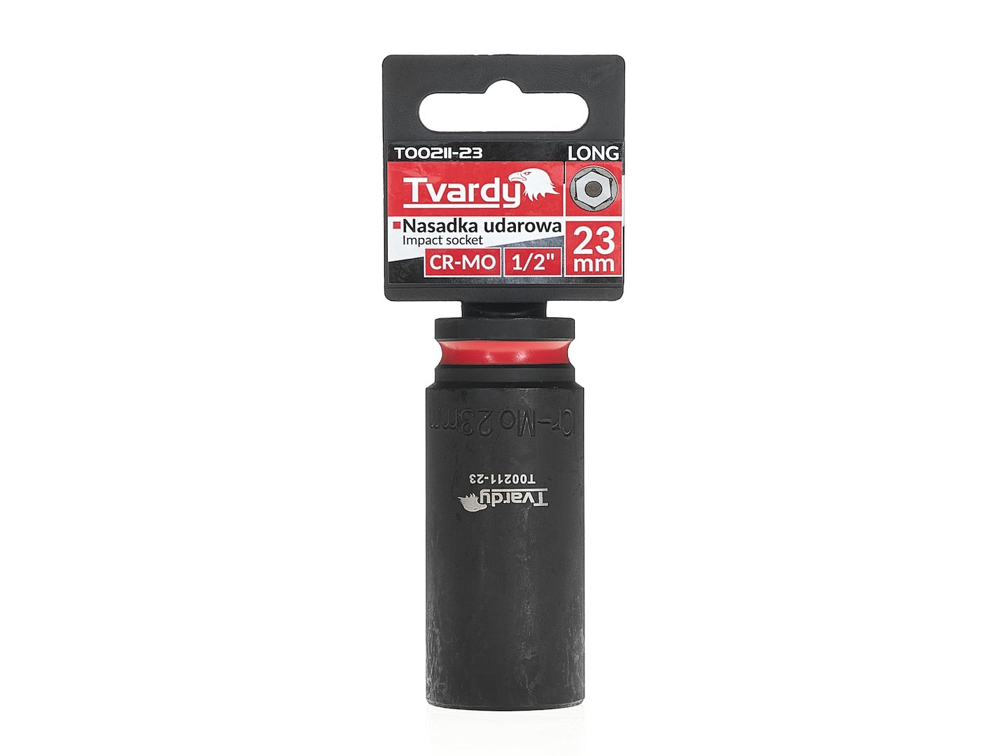 Dlouhá nástrčná hlavice 1/2" 6-hranná 23 mm CR-MO Geko 4