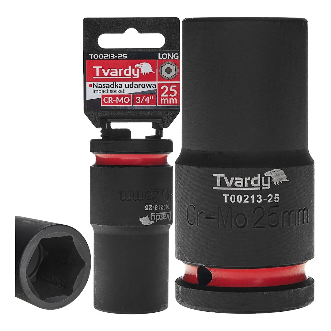 Dlouhá nástrčná hlavice 3/4 6-hran 25 mm CR-MO Geko – celkový pohled