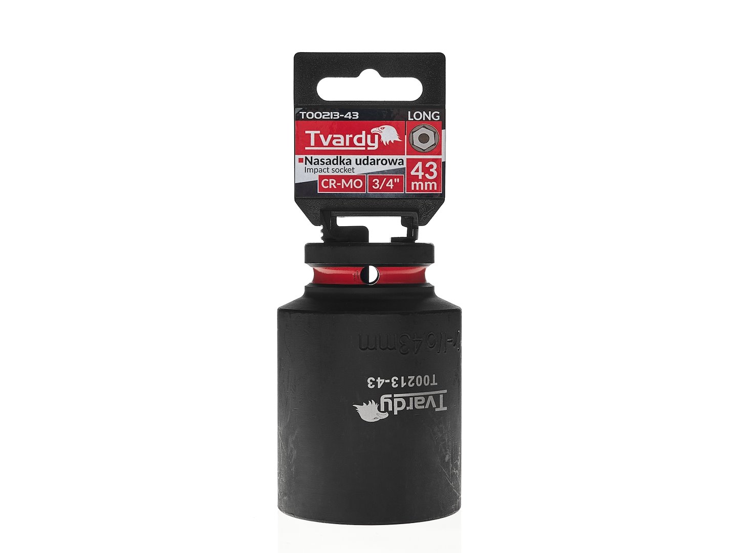 Dlouhá nástrčná hlavice 3/4" 6-hran 43 mm CR-MO (1/20) – Geko 4