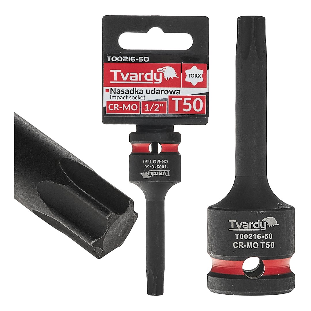 Nástrčkový klíč TORX T50 1/2 CR-MO – celkový pohled na produkt