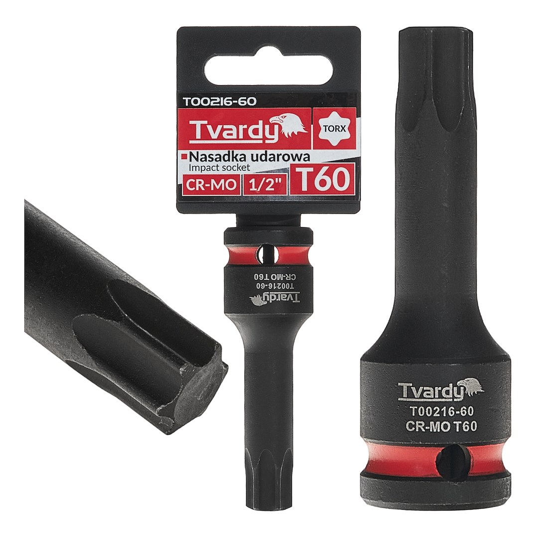 Nástrčkový klíč TORX 1/2 T60 CR-MO – celkový pohled