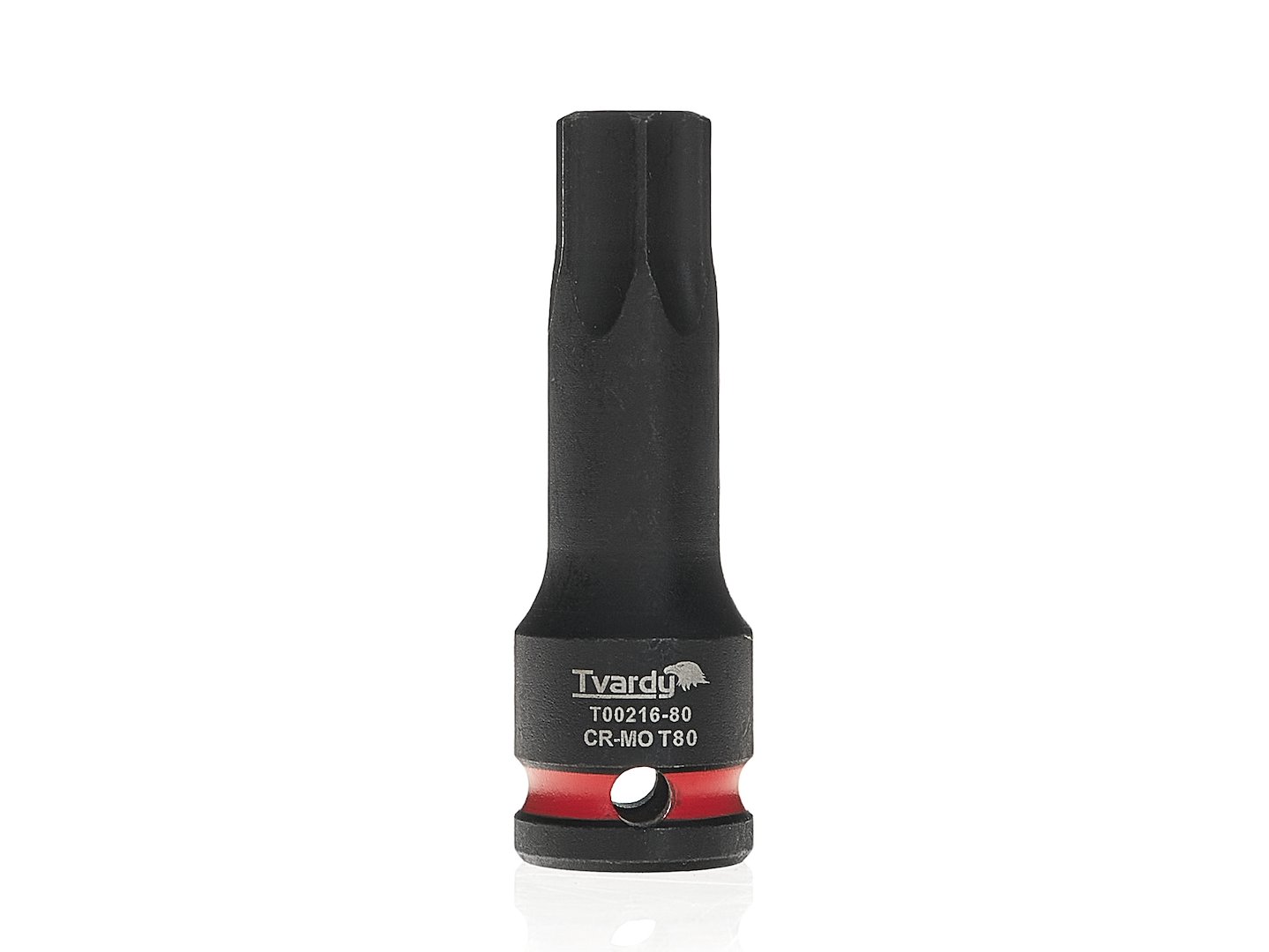 Nástrčkový klíč TORX 1/2 T80 CR-MO – detail profilu TORX